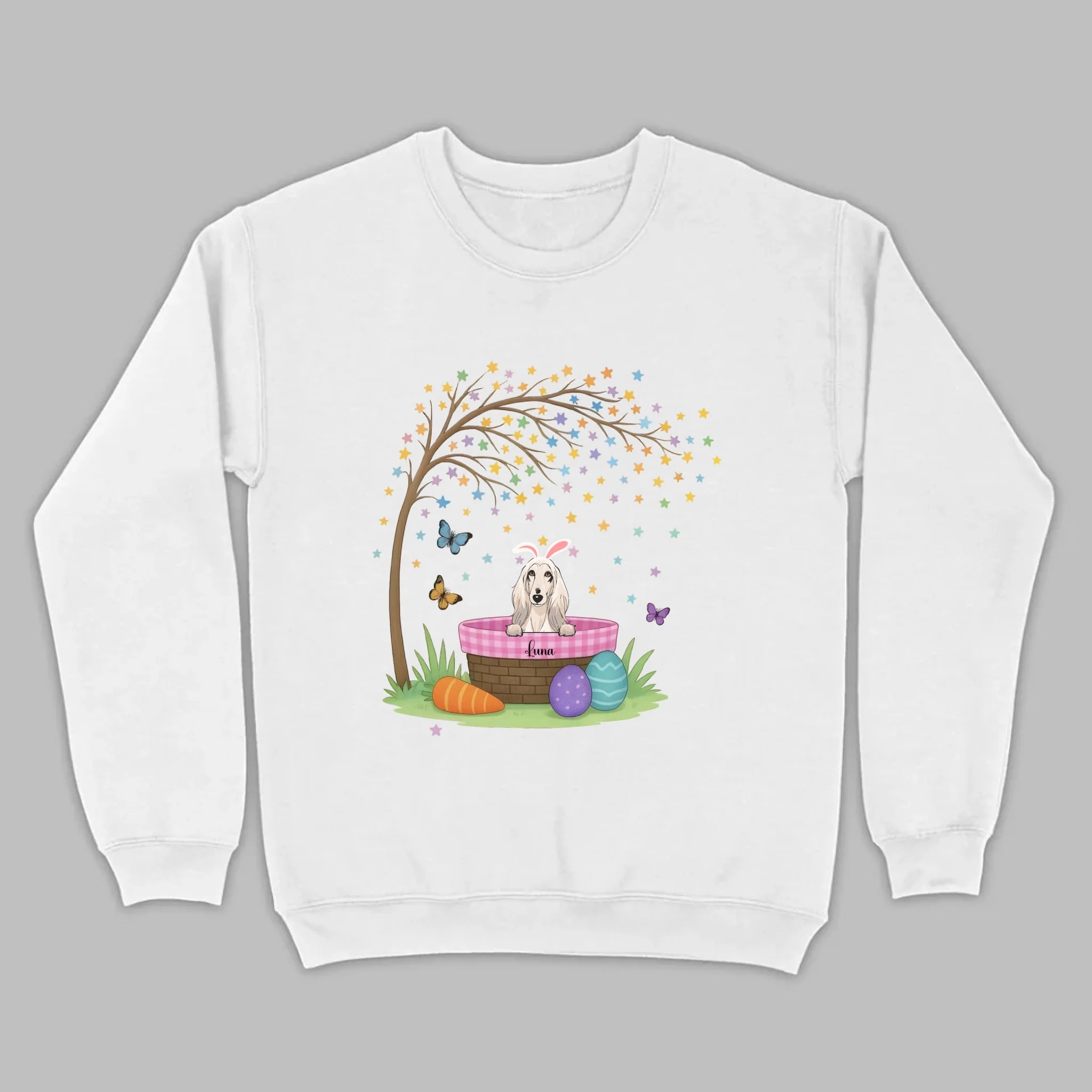 Dog Lover Easter Tee – A Whimsical Puppy Scene Full of Spring Magic - 89Prints