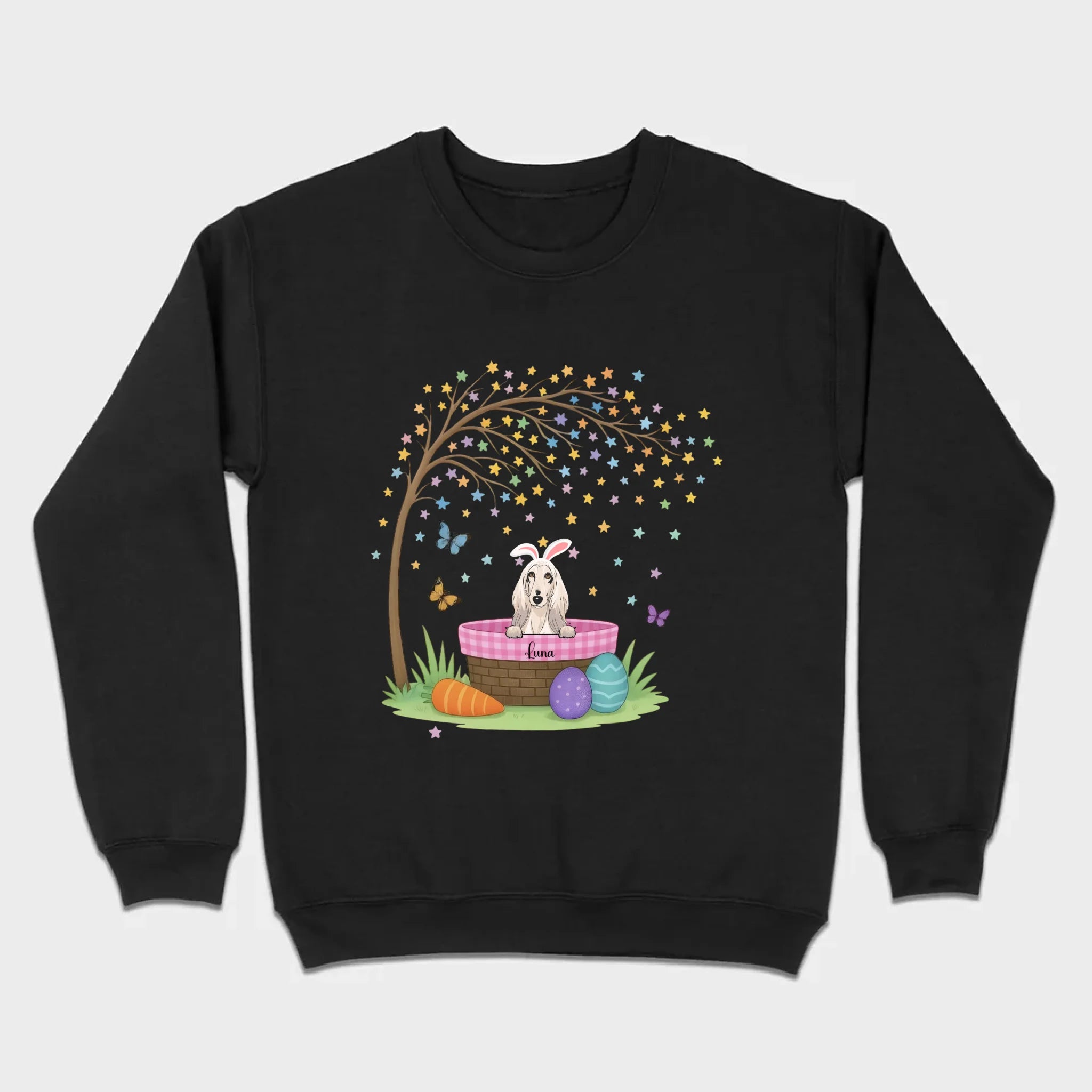 Dog Lover Easter Tee – A Whimsical Puppy Scene Full of Spring Magic - 89Prints
