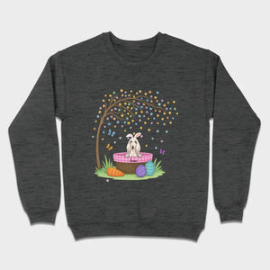Dog Lover Easter Tee – A Whimsical Puppy Scene Full of Spring Magic - 89Prints