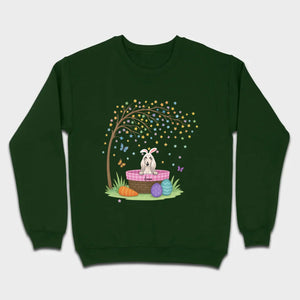 Dog Lover Easter Tee – A Whimsical Puppy Scene Full of Spring Magic - 89Prints