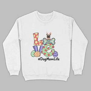 Easter Dog Lover Apparel – “Love” Tee for Happy Moms - 89Prints