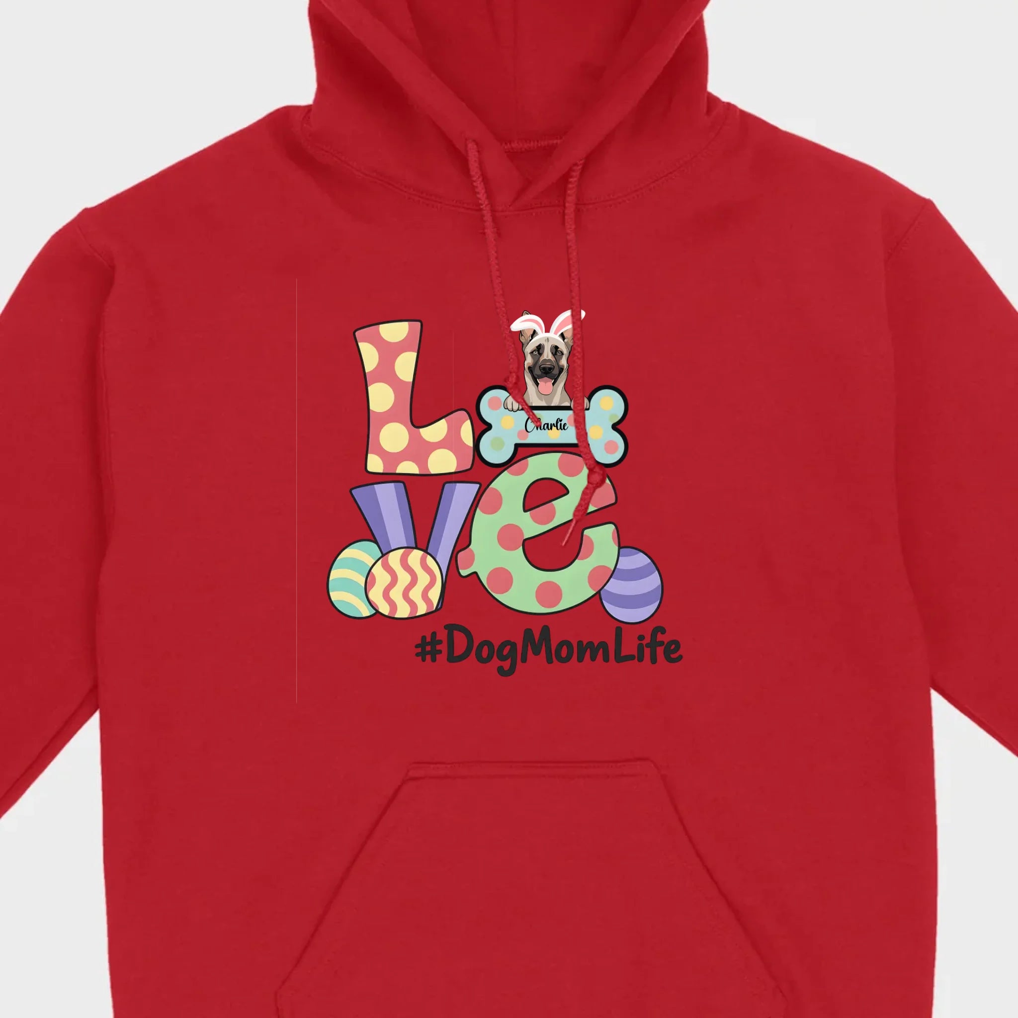 Easter Dog Lover Apparel – “Love” Tee for Happy Moms - 89Prints