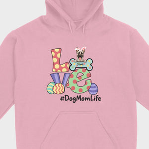 Easter Dog Lover Apparel – “Love” Tee for Happy Moms - 89Prints