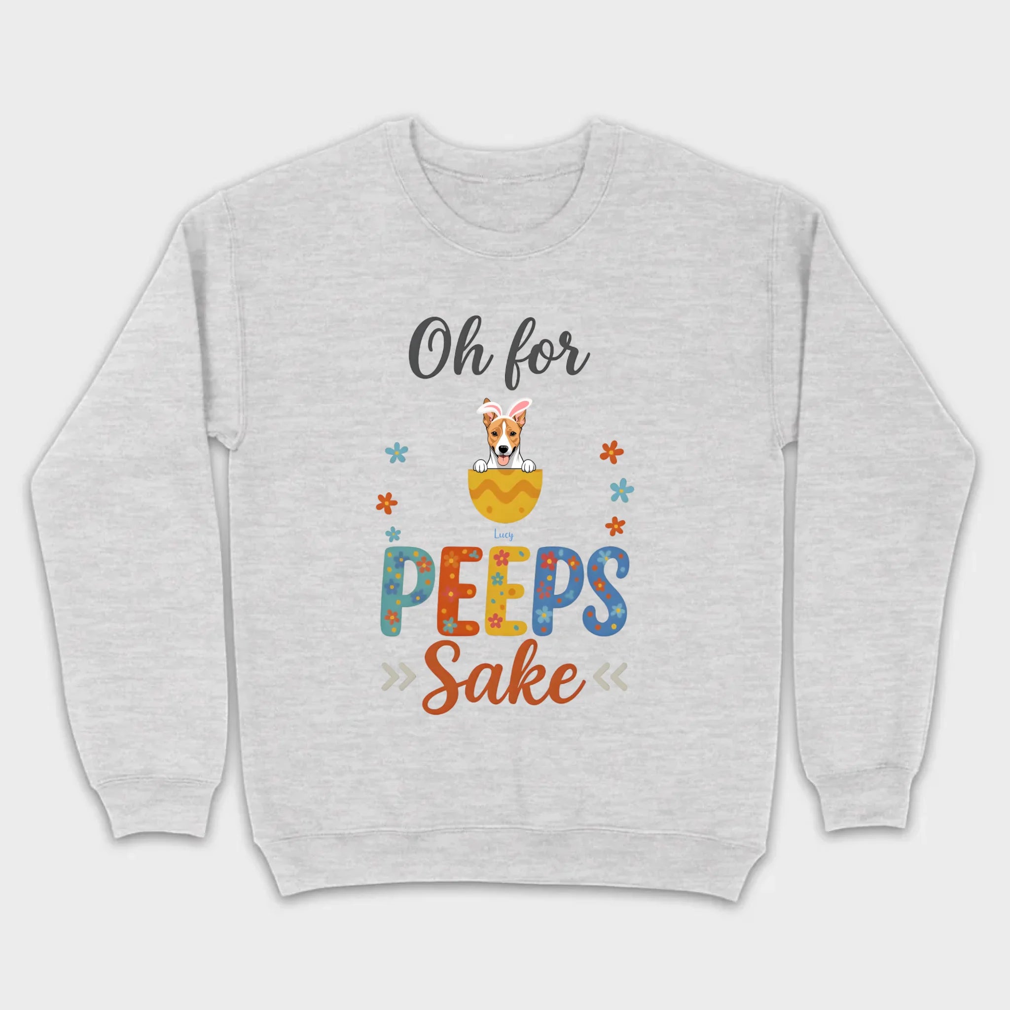 Custom Dog Name T-Shirt – Oh For PEEPS Sake - 89Prints