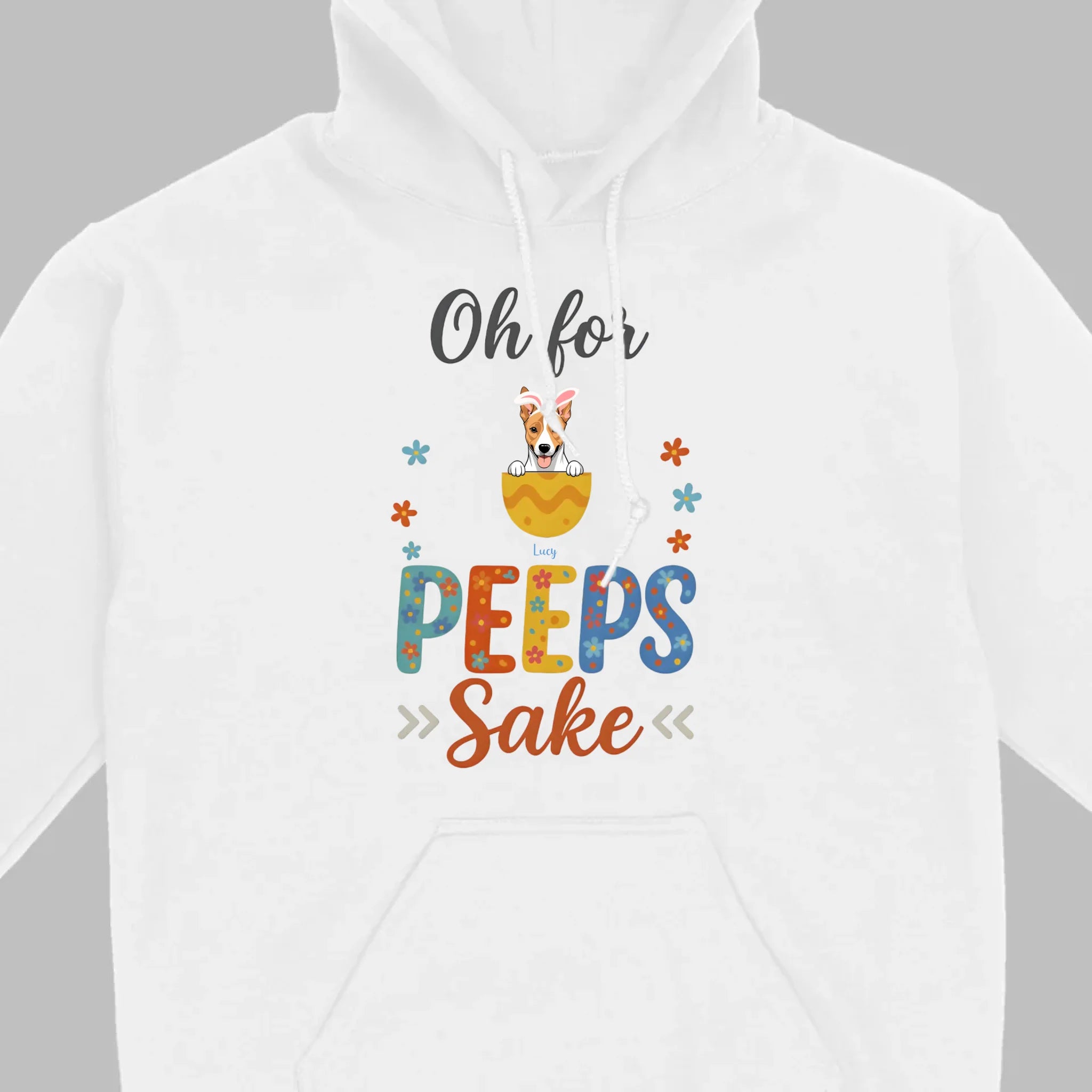 Custom Dog Name T-Shirt – Oh For PEEPS Sake - 89Prints