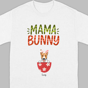 “Mama Bunny” Hoodie with Cute Dog Print – Comfy Pullover for Dog Lovers - 89Prints