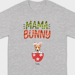 “Mama Bunny” Hoodie with Cute Dog Print – Comfy Pullover for Dog Lovers - 89Prints