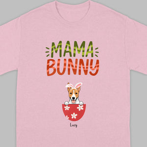 “Mama Bunny” Hoodie with Cute Dog Print – Comfy Pullover for Dog Lovers - 89Prints
