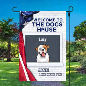 Welcome to the Dogs’ Haus Flag – Personalized Icons & Names by 89Prints