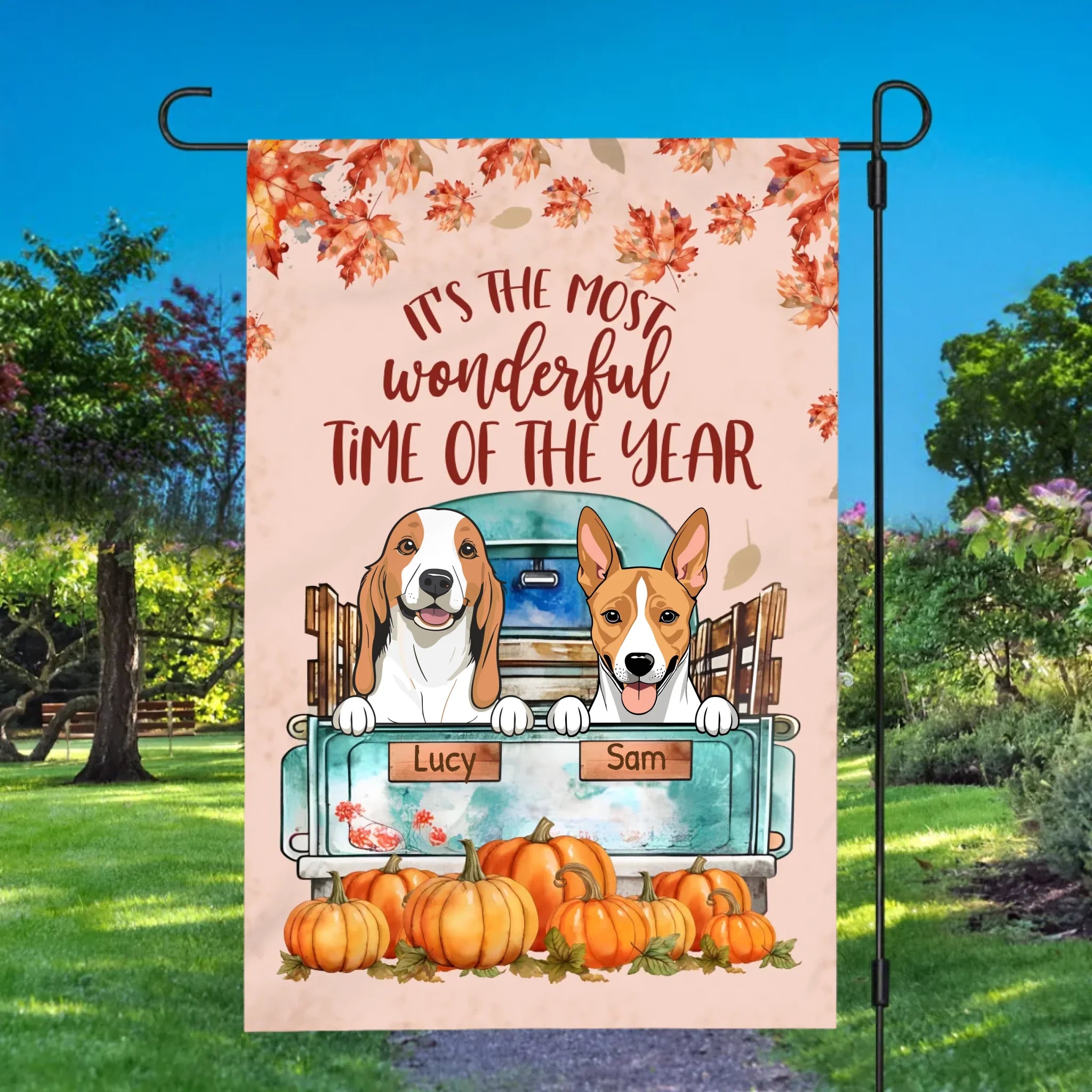 Celebrate the Most Wonderful Time with Custom Dog Flags by 89Prints