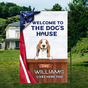 Personalized Dog Flag by 89Prints – Welcome to Your Dogs' House