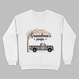 Personalized “Grandma’s Peeps” T-Shirt – A Meaningful Gift for Dog-Loving Grandmas - 89Prints