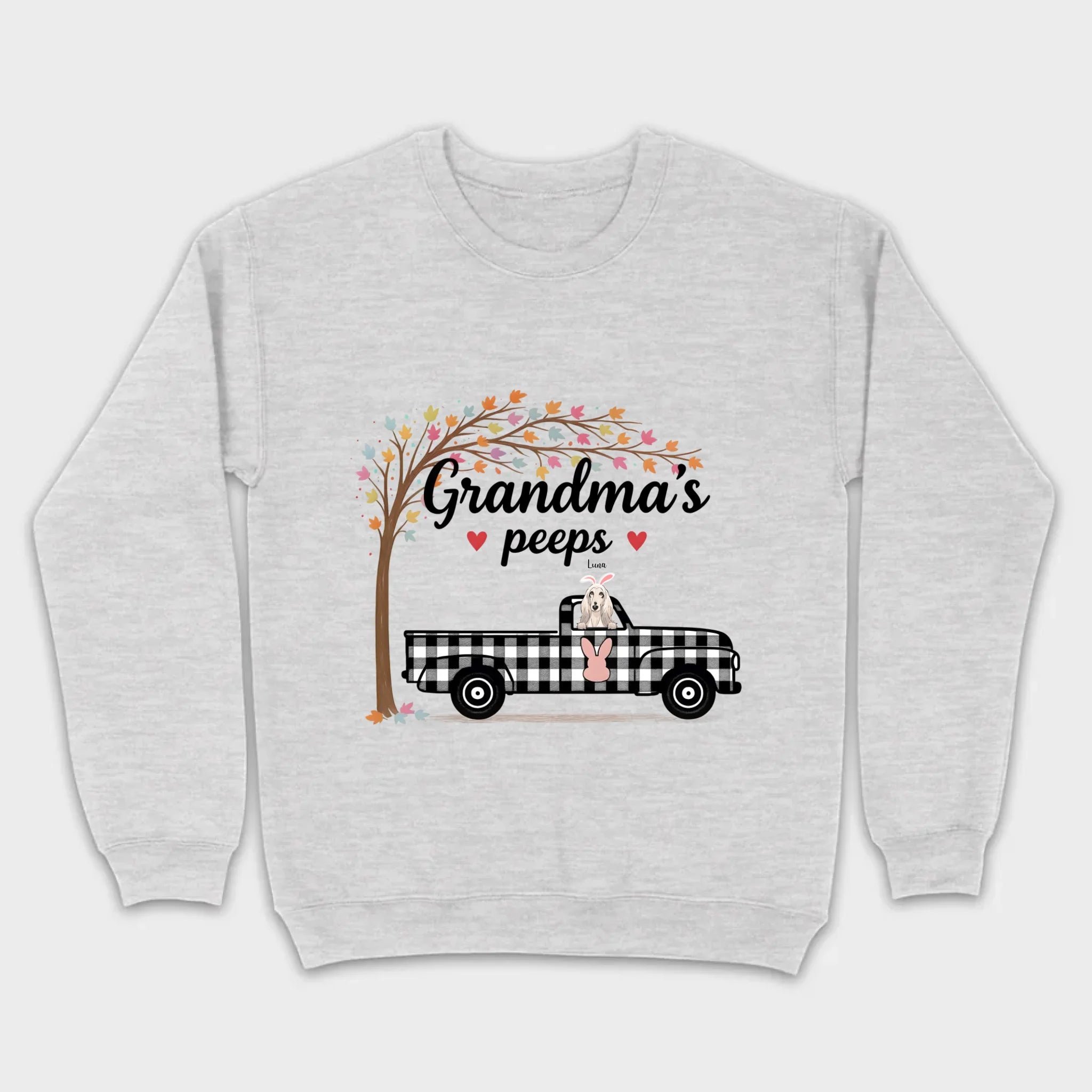Personalized “Grandma’s Peeps” T-Shirt – A Meaningful Gift for Dog-Loving Grandmas - 89Prints