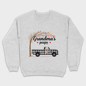 Personalized “Grandma’s Peeps” T-Shirt – A Meaningful Gift for Dog-Loving Grandmas - 89Prints