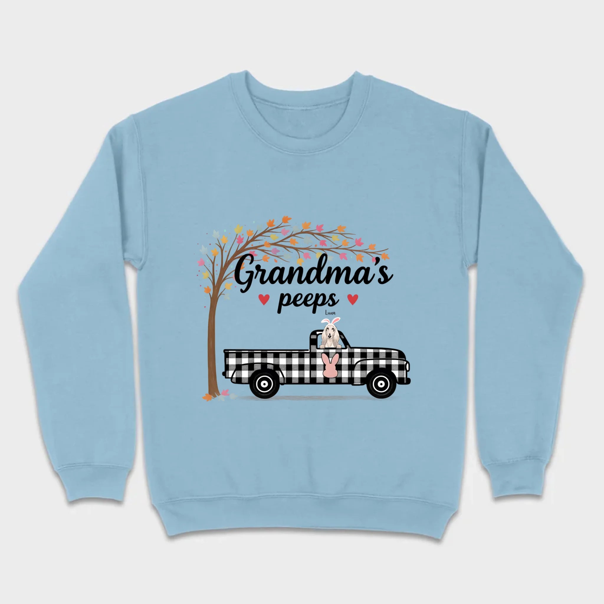 Personalized “Grandma’s Peeps” T-Shirt – A Meaningful Gift for Dog-Loving Grandmas - 89Prints