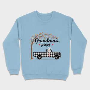 Personalized “Grandma’s Peeps” T-Shirt – A Meaningful Gift for Dog-Loving Grandmas - 89Prints