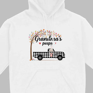 Personalized “Grandma’s Peeps” T-Shirt – A Meaningful Gift for Dog-Loving Grandmas - 89Prints