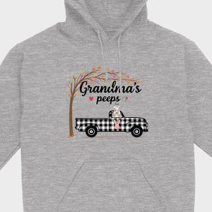 Personalized “Grandma’s Peeps” T-Shirt – A Meaningful Gift for Dog-Loving Grandmas - 89Prints