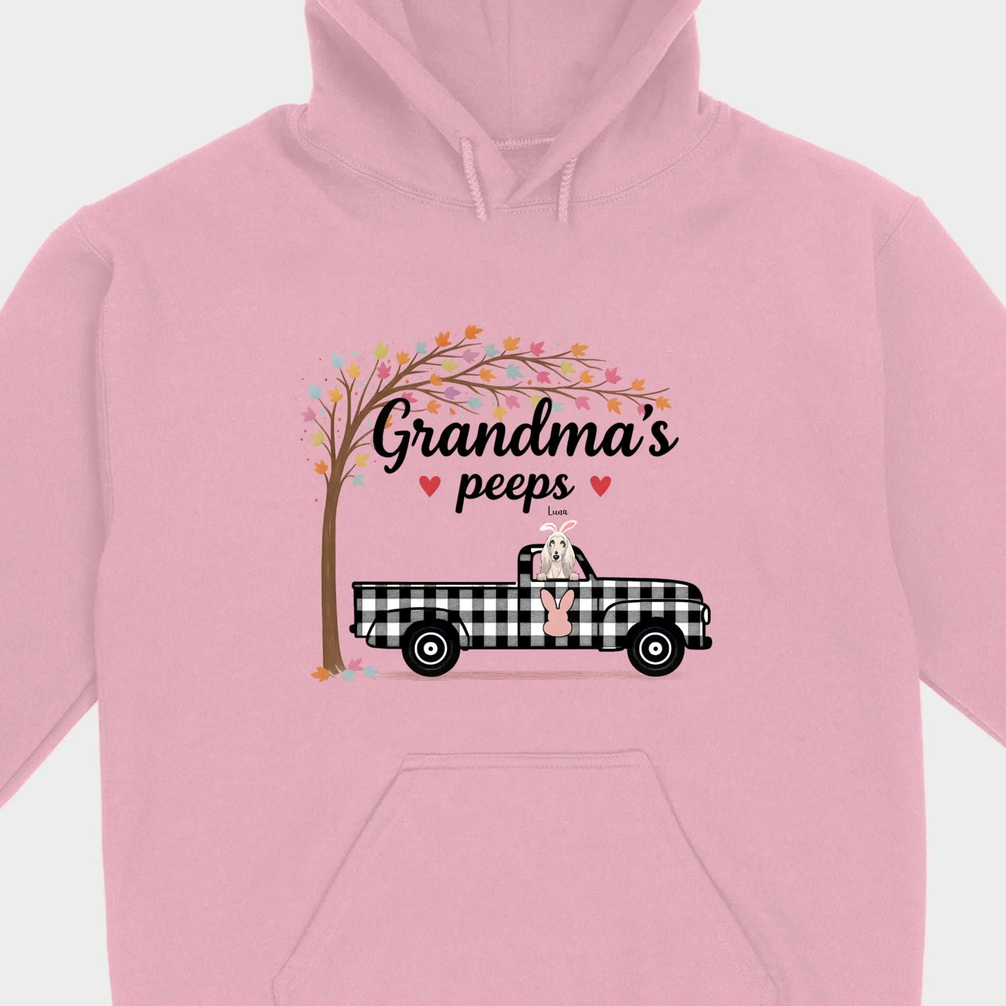 Personalized “Grandma’s Peeps” T-Shirt – A Meaningful Gift for Dog-Loving Grandmas - 89Prints