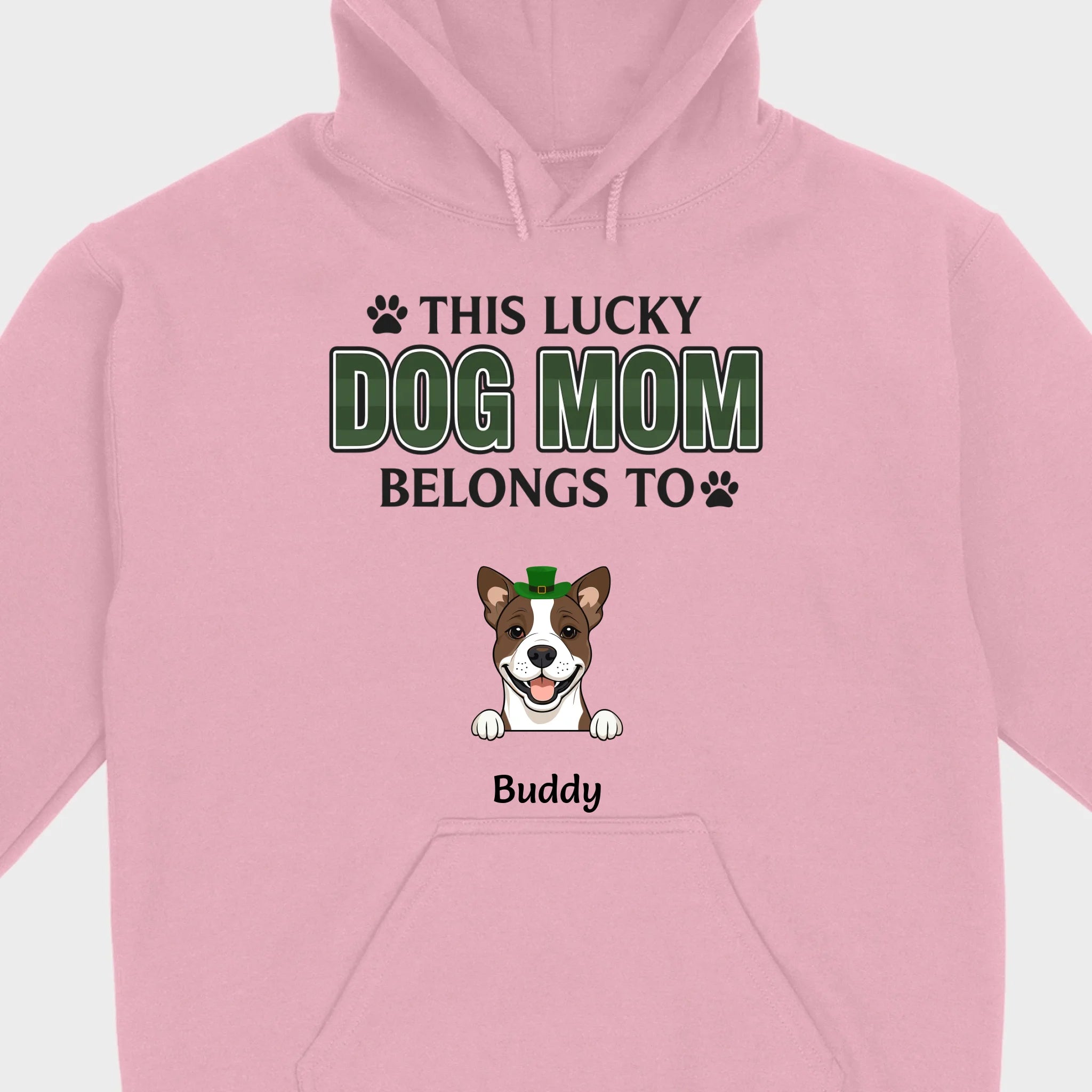 Personalized “This Lucky Dog Mom Belongs To” St. Patrick’s Shirt – Custom Dog Name - 89Prints