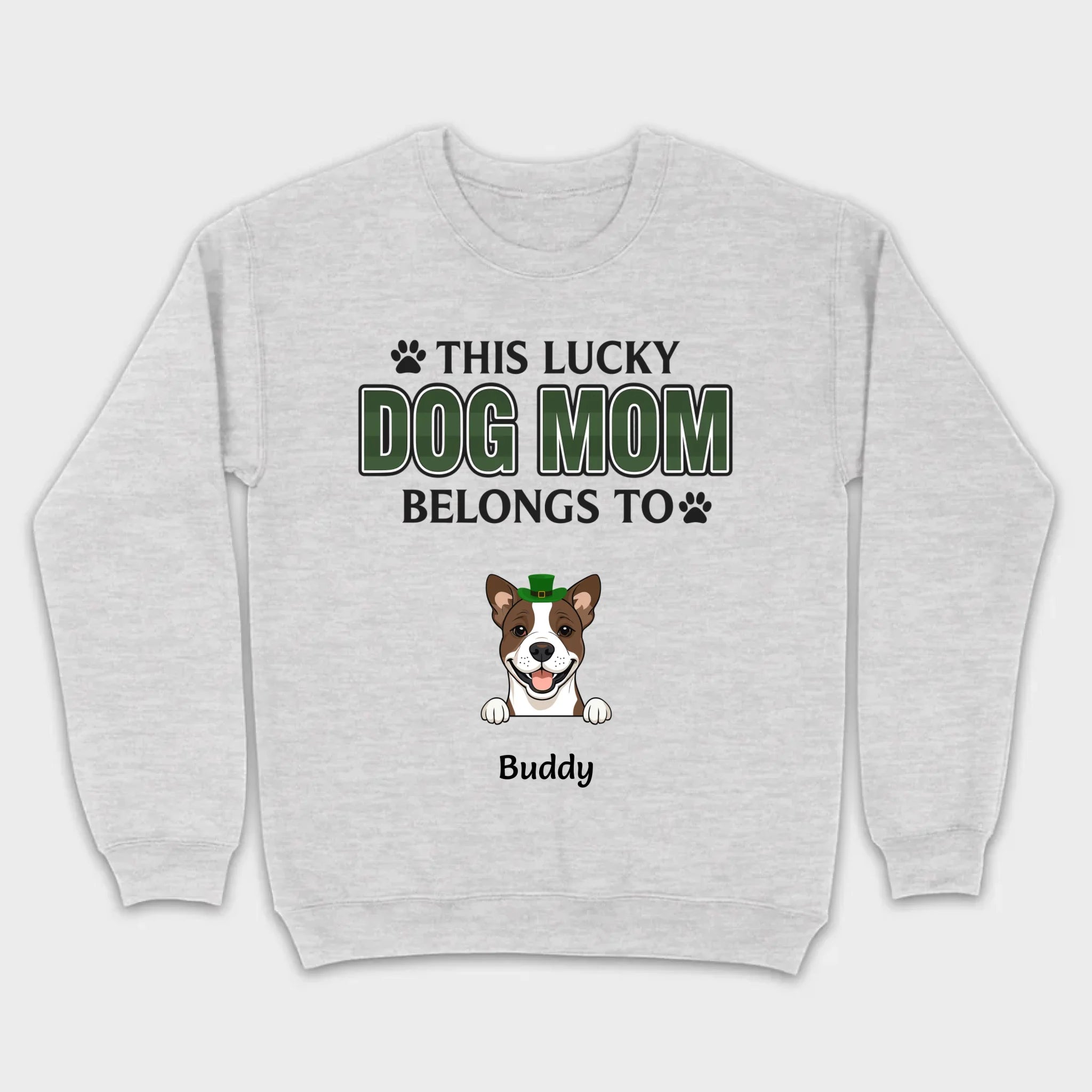 Personalized “This Lucky Dog Mom Belongs To” St. Patrick’s Shirt – Custom Dog Name - 89Prints