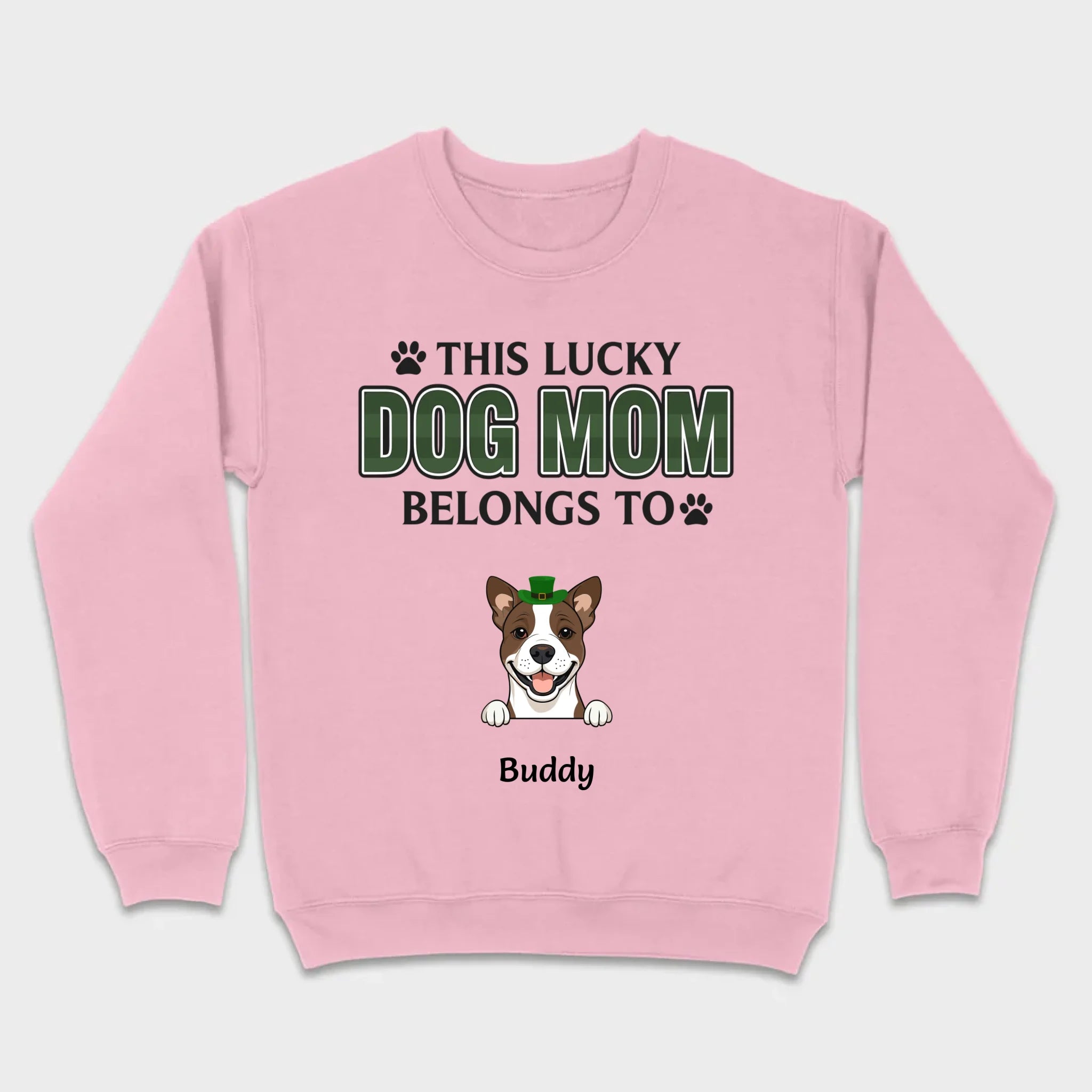 Personalized “This Lucky Dog Mom Belongs To” St. Patrick’s Shirt – Custom Dog Name - 89Prints