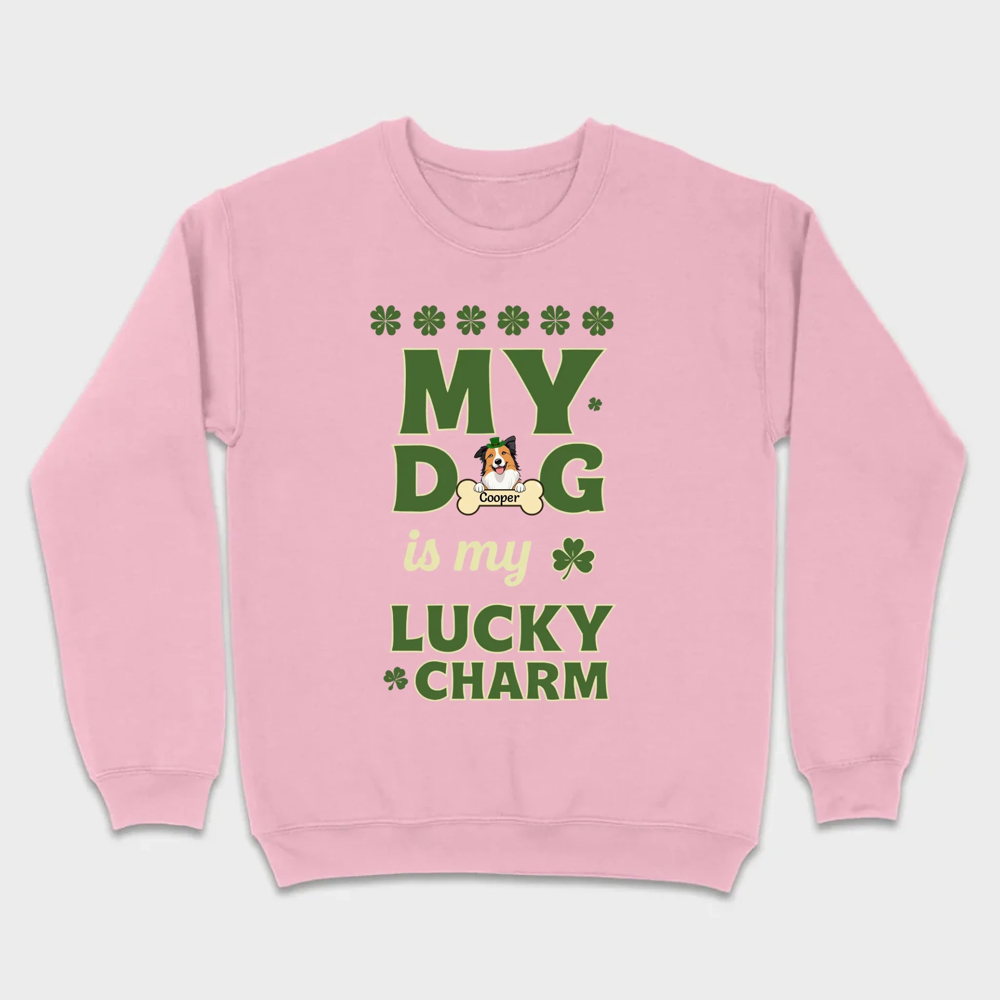 Custom Lucky Charm Dog Shirt – Personalized St. Patrick’s Day Tee for Dog Lovers - 89Prints