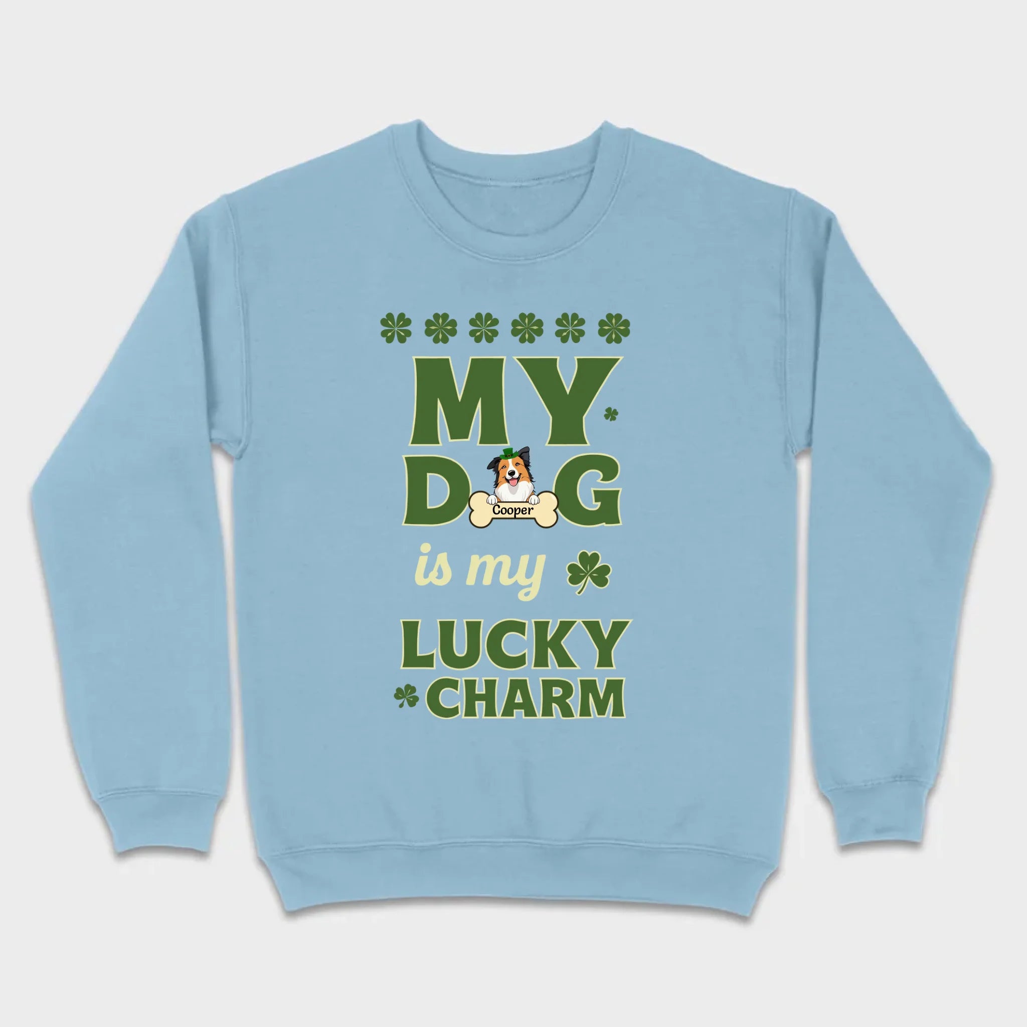 Custom Lucky Charm Dog Shirt – Personalized St. Patrick’s Day Tee for Dog Lovers - 89Prints
