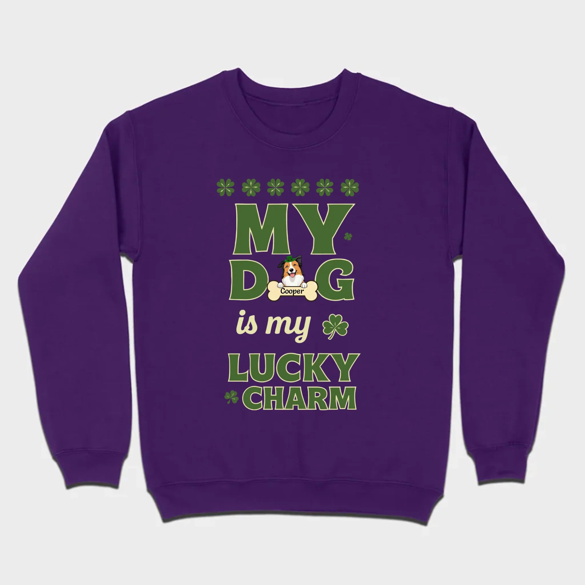 Custom Lucky Charm Dog Shirt – Personalized St. Patrick’s Day Tee for Dog Lovers - 89Prints