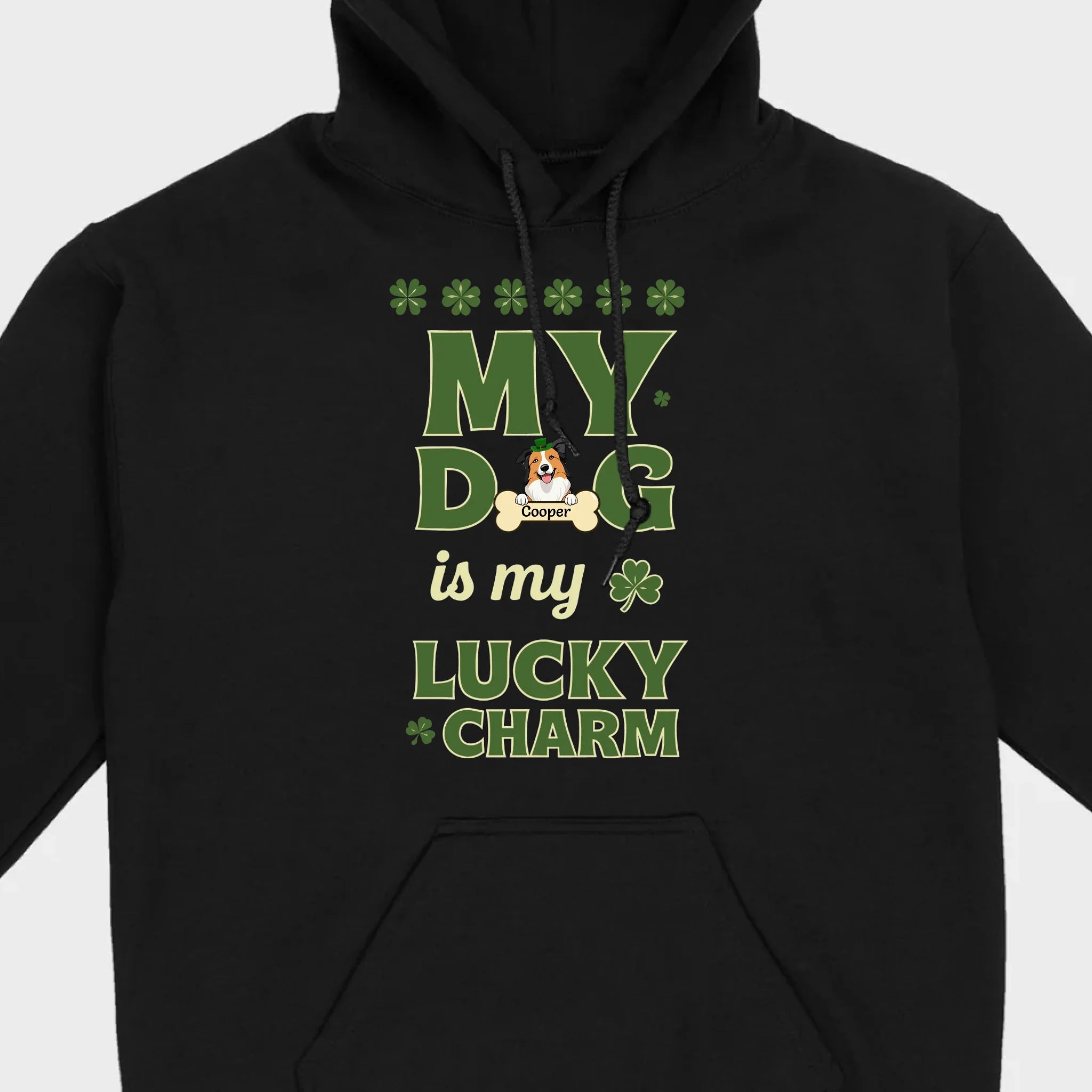 Custom Lucky Charm Dog Shirt – Personalized St. Patrick’s Day Tee for Dog Lovers - 89Prints