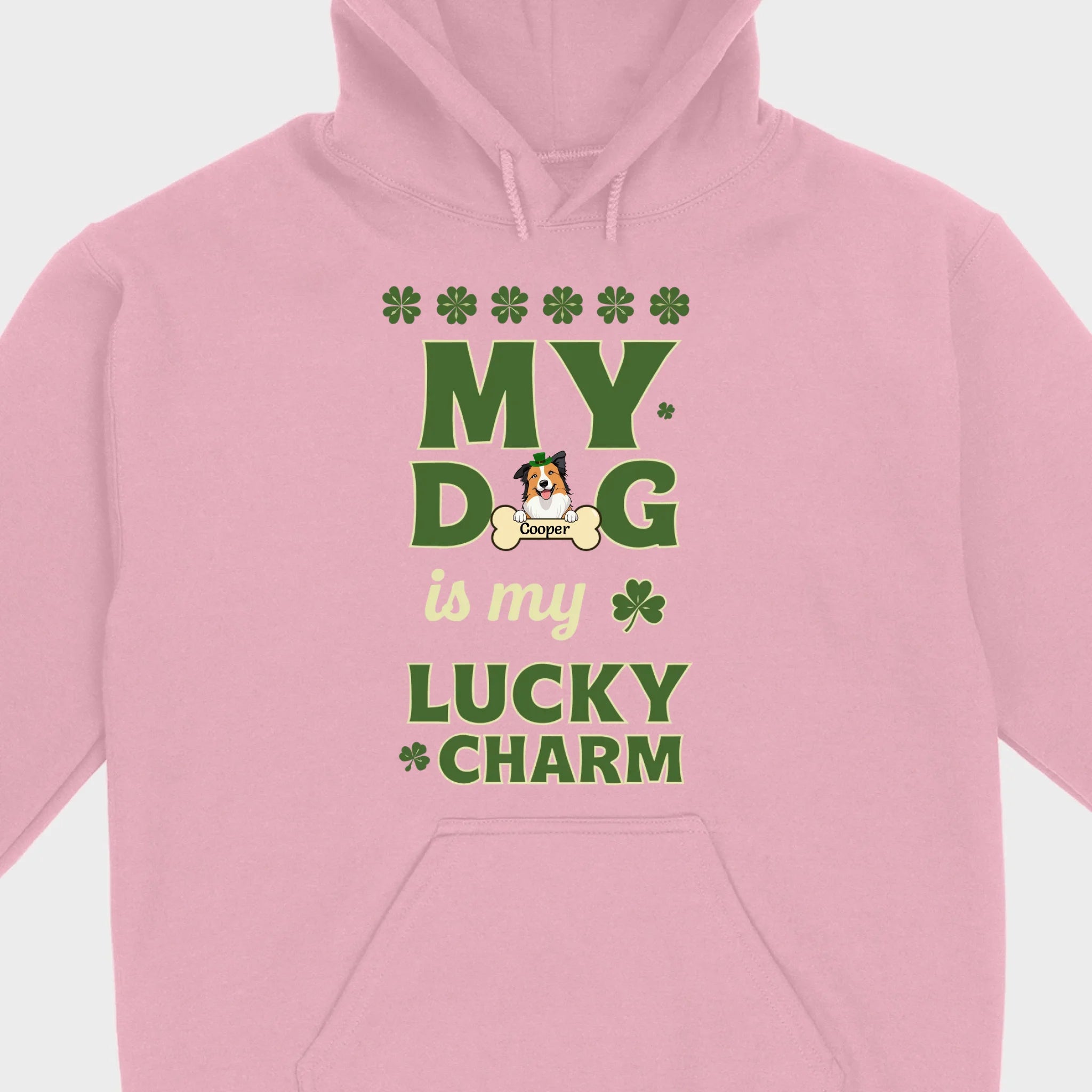 Custom Lucky Charm Dog Shirt – Personalized St. Patrick’s Day Tee for Dog Lovers - 89Prints