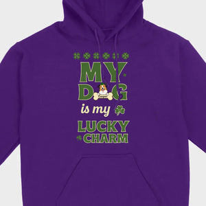 Custom Lucky Charm Dog Shirt – Personalized St. Patrick’s Day Tee for Dog Lovers - 89Prints