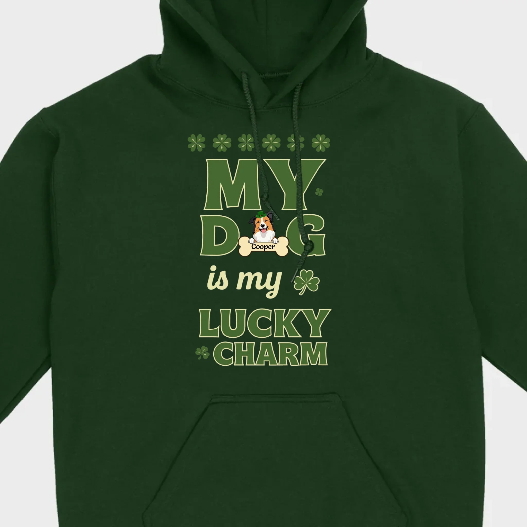 Custom Lucky Charm Dog Shirt – Personalized St. Patrick’s Day Tee for Dog Lovers - 89Prints