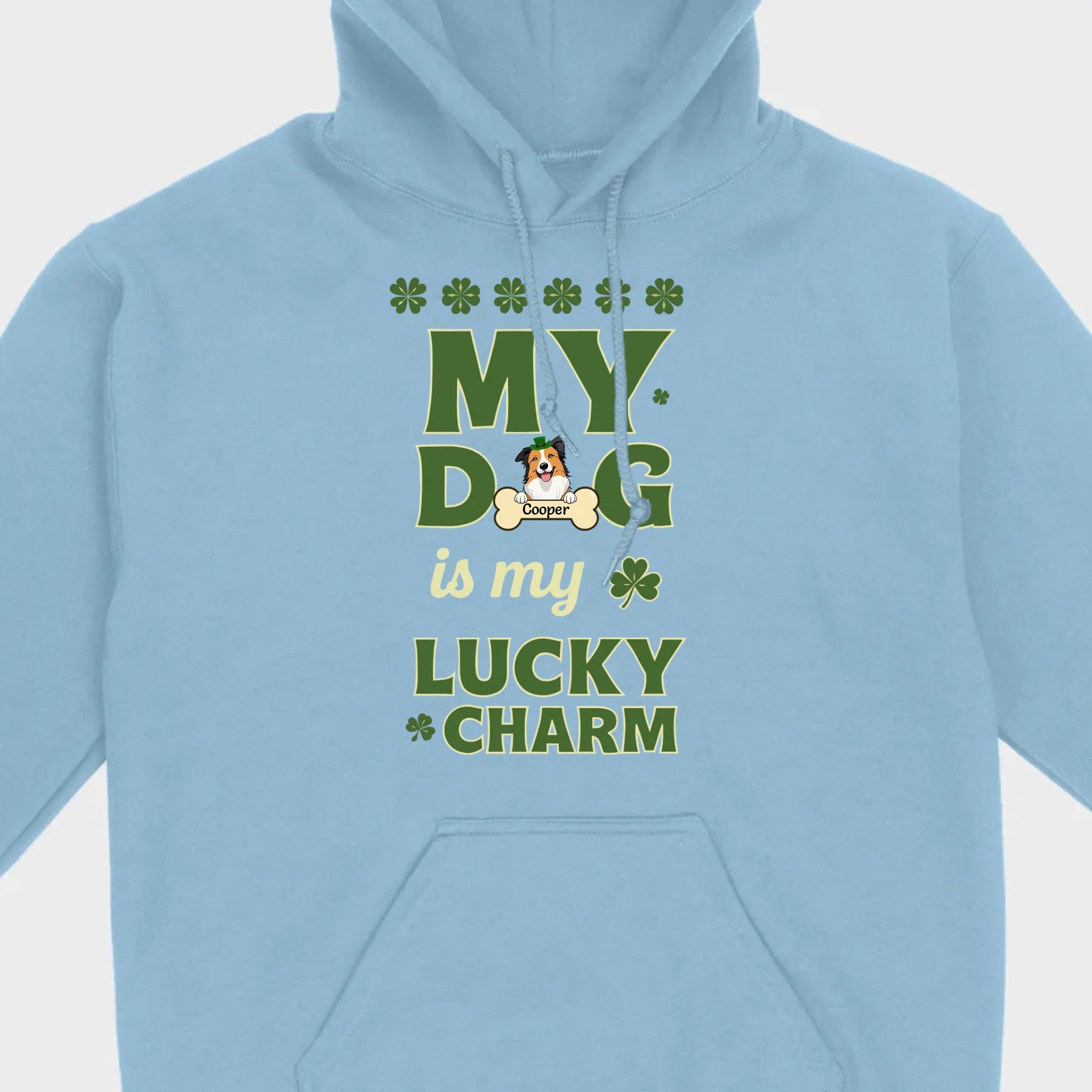 Custom Lucky Charm Dog Shirt – Personalized St. Patrick’s Day Tee for Dog Lovers - 89Prints