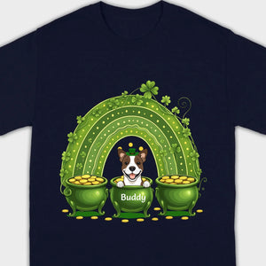 Lucky Dog Shirt – St. Patrick’s Day Clover Graphic Tee - 89Prints
