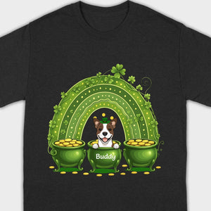 Lucky Dog Shirt – St. Patrick’s Day Clover Graphic Tee - 89Prints