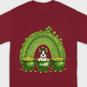 Lucky Dog Shirt – St. Patrick’s Day Clover Graphic Tee - 89Prints
