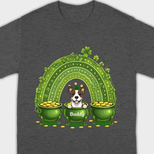 Lucky Dog Shirt – St. Patrick’s Day Clover Graphic Tee - 89Prints