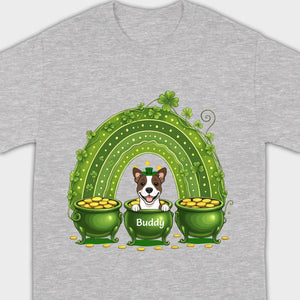 Lucky Dog Shirt – St. Patrick’s Day Clover Graphic Tee - 89Prints