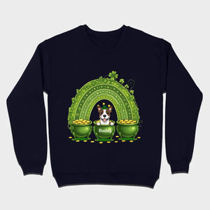 Lucky Dog Shirt – St. Patrick’s Day Clover Graphic Tee - 89Prints