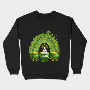 Lucky Dog Shirt – St. Patrick’s Day Clover Graphic Tee - 89Prints