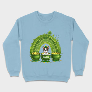 Lucky Dog Shirt – St. Patrick’s Day Clover Graphic Tee - 89Prints