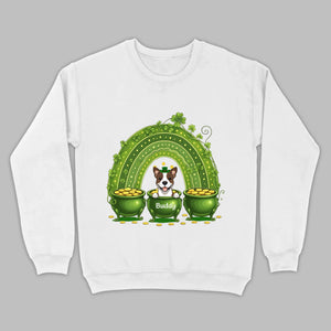 Lucky Dog Shirt – St. Patrick’s Day Clover Graphic Tee - 89Prints