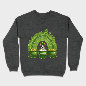 Lucky Dog Shirt – St. Patrick’s Day Clover Graphic Tee - 89Prints