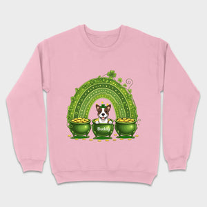 Lucky Dog Shirt – St. Patrick’s Day Clover Graphic Tee - 89Prints