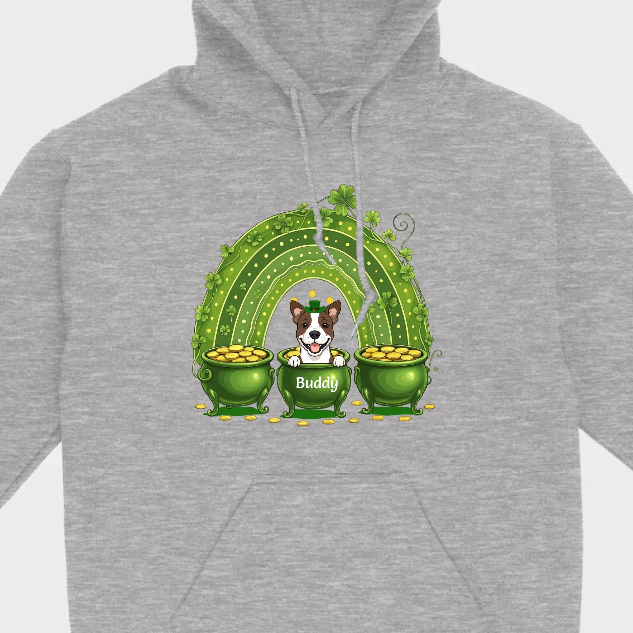 Lucky Dog Shirt – St. Patrick’s Day Clover Graphic Tee - 89Prints