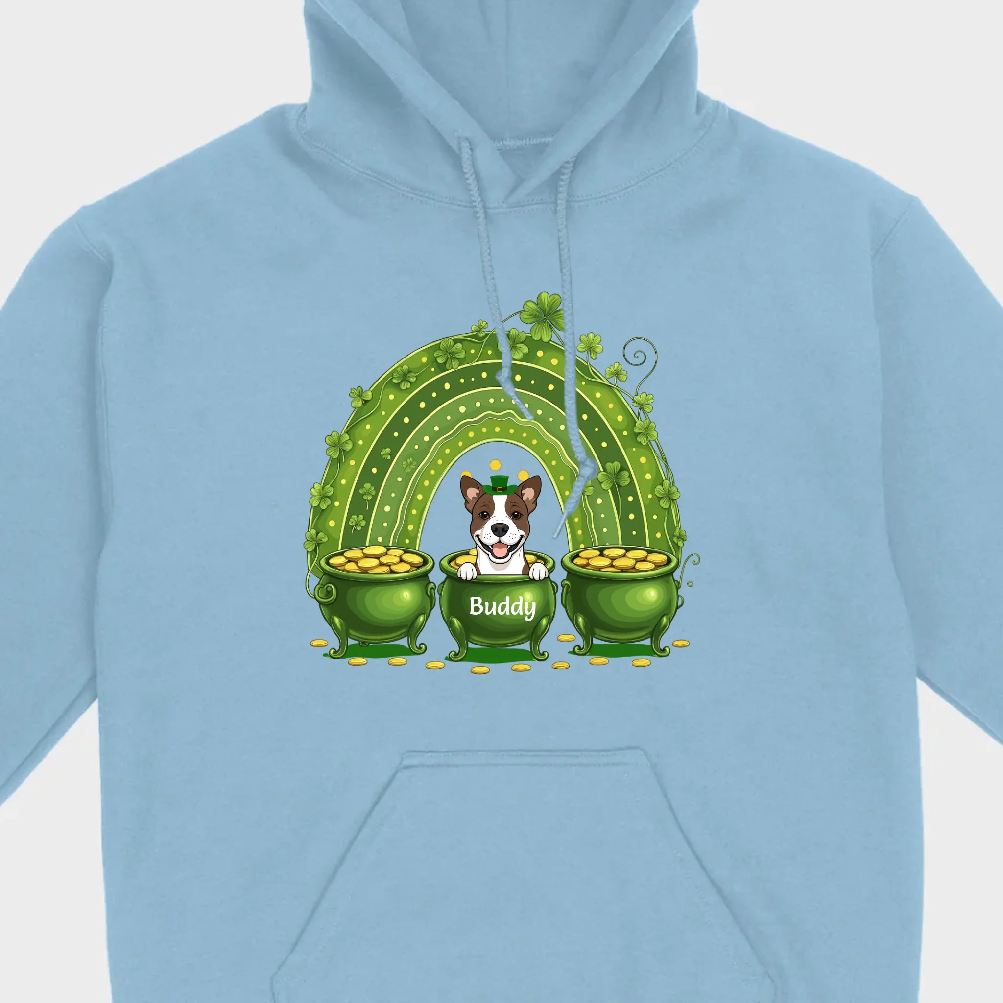 Lucky Dog Shirt – St. Patrick’s Day Clover Graphic Tee - 89Prints