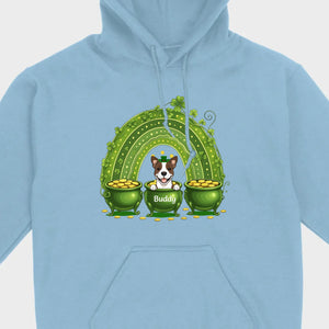 Lucky Dog Shirt – St. Patrick’s Day Clover Graphic Tee - 89Prints