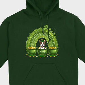 Lucky Dog Shirt – St. Patrick’s Day Clover Graphic Tee - 89Prints
