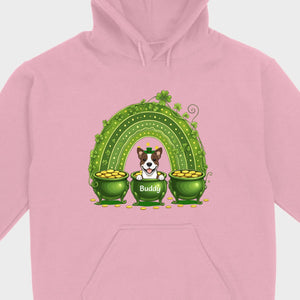 Lucky Dog Shirt – St. Patrick’s Day Clover Graphic Tee - 89Prints